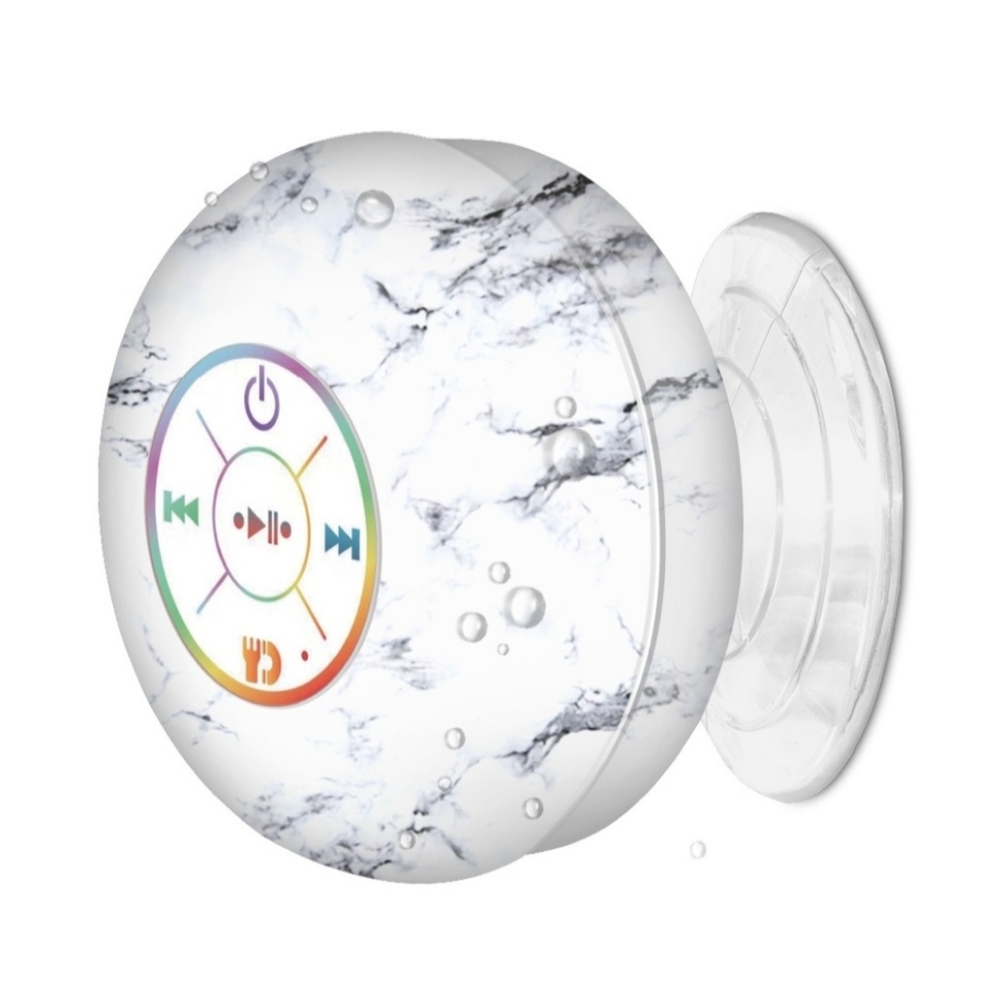 New Bluetooth Wireless Shower Speaker with Color-Changing LED Lights